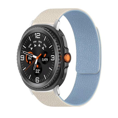 Lychee Texture Soft Magnetic Silicone Watch Band, For Samsung Galaxy Watch Ultra 47mm / Ultra 2025, For Samsung Galaxy Watch8 / 8 Classic
