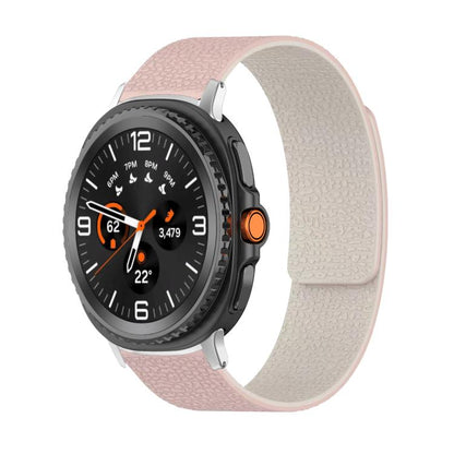 Lychee Texture Soft Magnetic Silicone Watch Band, For Samsung Galaxy Watch Ultra 47mm / Ultra 2025, For Samsung Galaxy Watch8 / 8 Classic