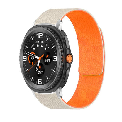 Lychee Texture Soft Magnetic Silicone Watch Band, For Samsung Galaxy Watch Ultra 47mm / Ultra 2025, For Samsung Galaxy Watch8 / 8 Classic