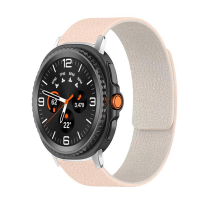 Lychee Texture Soft Magnetic Silicone Watch Band, For Samsung Galaxy Watch Ultra 47mm / Ultra 2025, For Samsung Galaxy Watch8 / 8 Classic