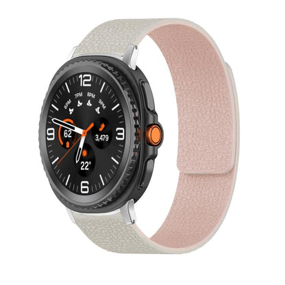 Lychee Texture Soft Magnetic Silicone Watch Band, For Samsung Galaxy Watch Ultra 47mm / Ultra 2025, For Samsung Galaxy Watch8 / 8 Classic