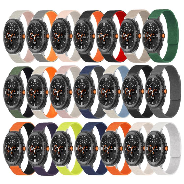 Lychee Texture Soft Magnetic Silicone Watch Band, For Samsung Galaxy Watch Ultra 47mm / Ultra 2025, For Samsung Galaxy Watch8 / 8 Classic