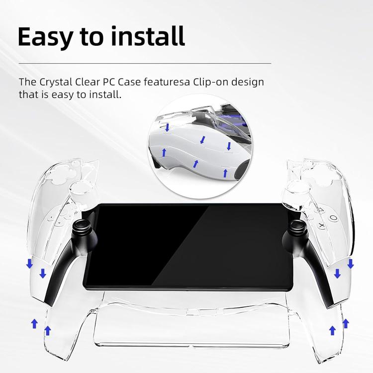 Housse de protection PC transparente pour console portable de streaming, pour Sony PS5
