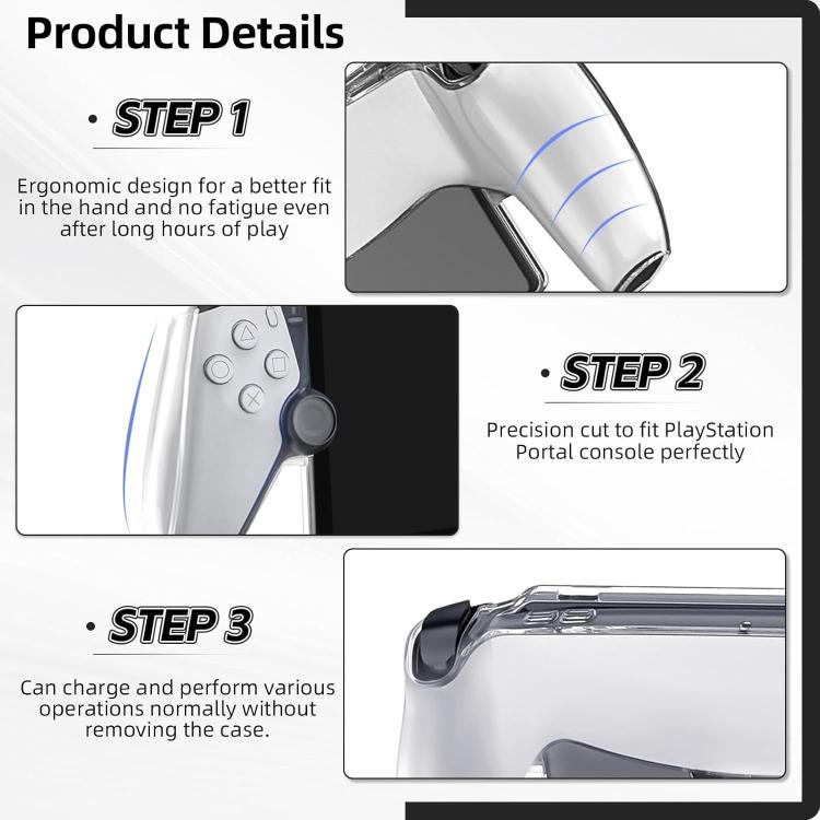 Housse de protection PC transparente pour console portable de streaming, pour Sony PS5