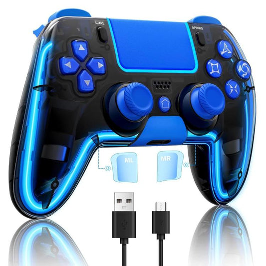 Dual Hall Effect Joystick Game Controllers, For Sony PS4