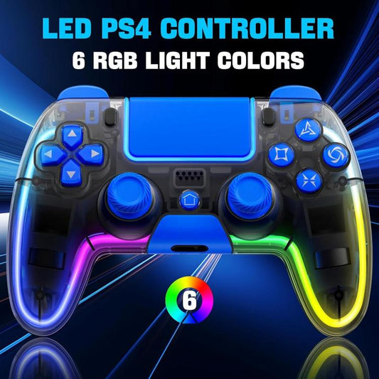 Dual Hall Effect Joystick Game Controllers, For Sony PS4