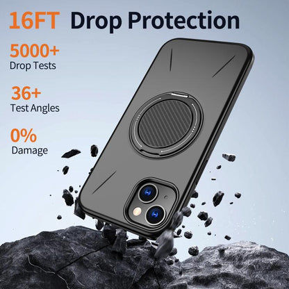 Kalebol Magnetic MagSafe Rotation Holder PC Phone Case, For iPhone 15, For iPhone 14, For iPhone 14 Pro, For iPhone 14 Pro Max, For iPhone 13 Pro Max, For iPhone 13 Pro, For iPhone 13
