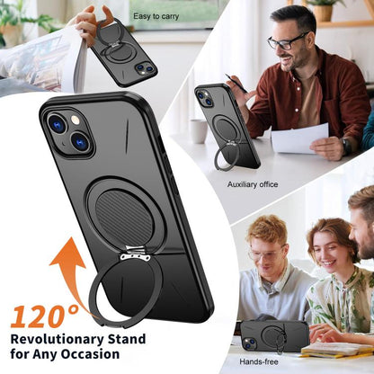 Kalebol Magnetic MagSafe Rotation Holder PC Phone Case, For iPhone 15, For iPhone 14, For iPhone 14 Pro, For iPhone 14 Pro Max, For iPhone 13 Pro Max, For iPhone 13 Pro, For iPhone 13