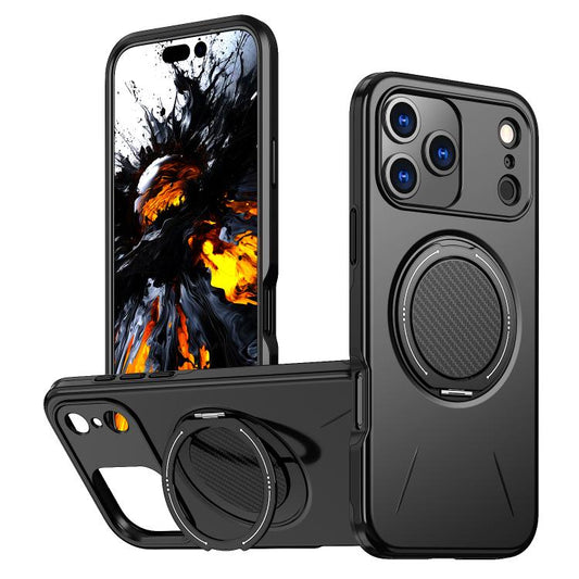 Kalebol Magnetic MagSafe Rotation Holder PC Phone Case, For iPhone 18 Pro, For iPhone 18 Pro Max, For iPhone 17 Pro Max, For iPhone 17 Pro, For iPhone 17, For iPhone Air, For iPhone 16 Pro Max, For iPhone 16 Pro, For iPhone 16 Plus, For iPhone 16