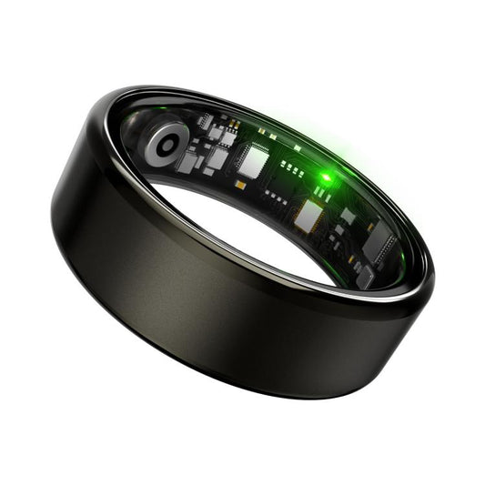 R100 SIZE 8 Smart Ring, Support Heart Rate / Blood Oxygen / Sleep Monitoring / Remote Photography