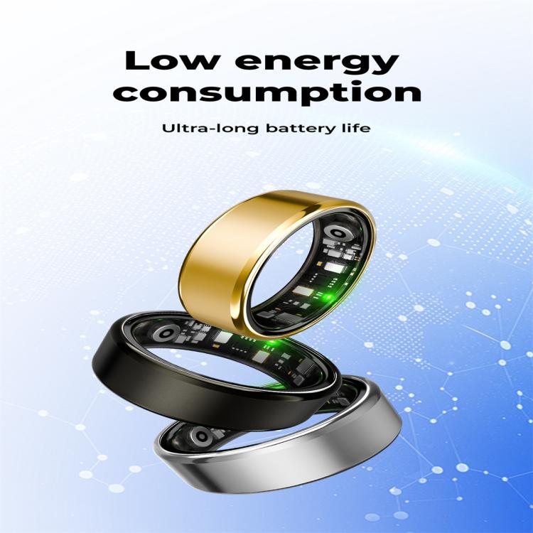 R100 SIZE 13 Smart Ring, Support Heart Rate / Blood Oxygen / Sleep Monitoring / Remote Photography