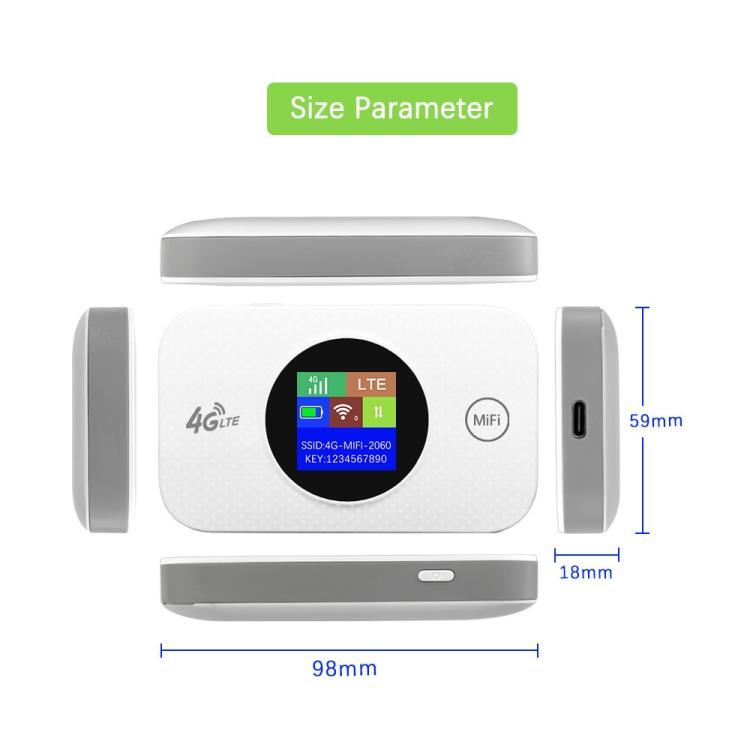 MF968-E Eurasian Version Removable Battery Mobile Router 4G Portable WiFi Hotspot Device