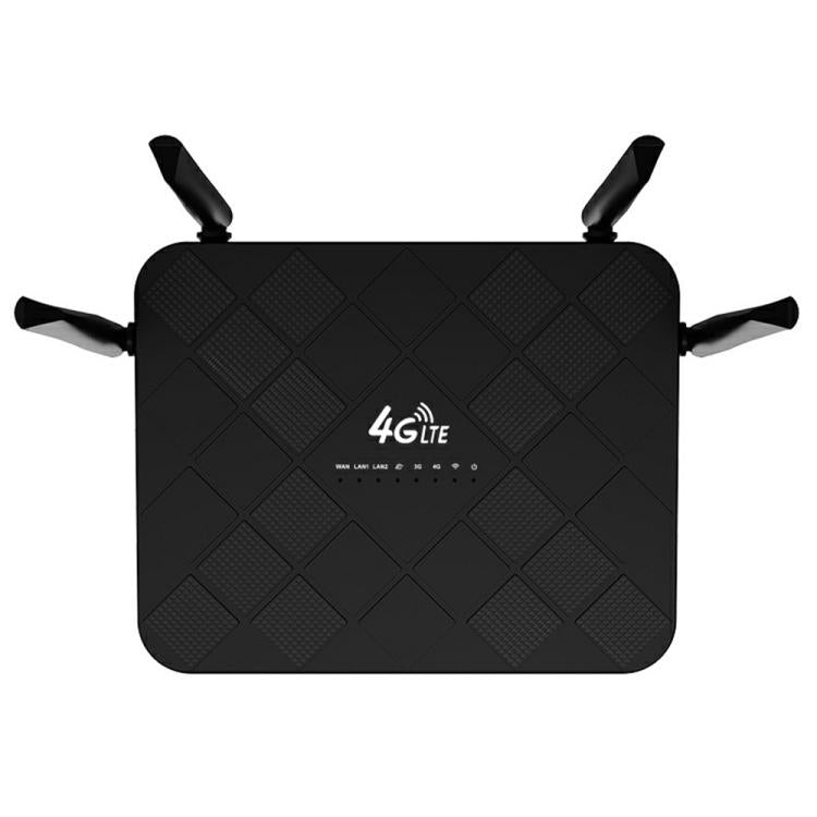 320M-E Eurasian Version Home Office Wireless Network WiFi CPE 3 Port SIM Card 4G LTE Router, US Plug, EU Plug