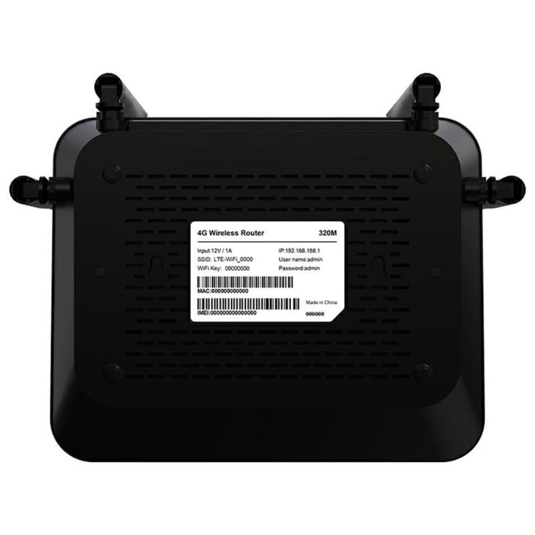 320M-E Eurasian Version Home Office Wireless Network WiFi CPE 3 Port SIM Card 4G LTE Router, US Plug, EU Plug