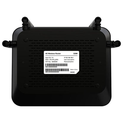 320M-E Eurasian Version Home Office Wireless Network WiFi CPE 3 Port SIM Card 4G LTE Router, US Plug, EU Plug