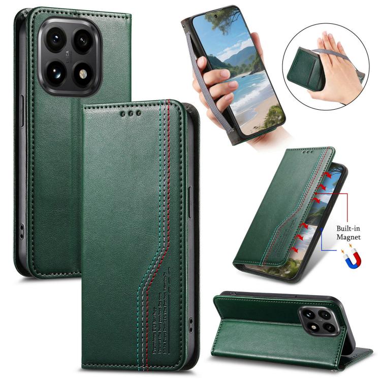 Elastic Wristband Magnetic Suction Leather Phone Case, For Xiaomi Poco X8 Pro Max 5G, For Xiaomi Poco X8 Pro 5G, For Redmi Turbo 5 Max 5G, For Redmi Turbo 5 5G, For Xiaomi 17 Pro Max, For Xiaomi 17 Pro, For Xiaomi 17, For Xiaomi Poco M7 4G 169mm       ...