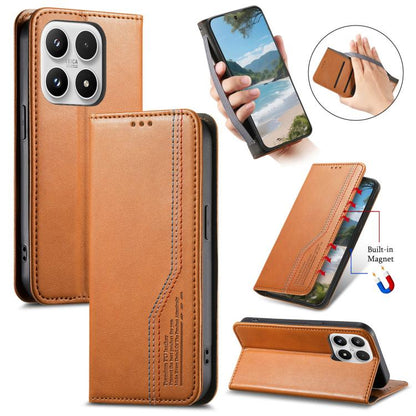 Elastic Wristband Magnetic Suction Leather Phone Case, For Xiaomi Poco X8 Pro Max 5G, For Xiaomi Poco X8 Pro 5G, For Redmi Turbo 5 Max 5G, For Redmi Turbo 5 5G, For Xiaomi 17 Pro Max, For Xiaomi 17 Pro, For Xiaomi 17, For Xiaomi Poco M7 4G 169mm       ...