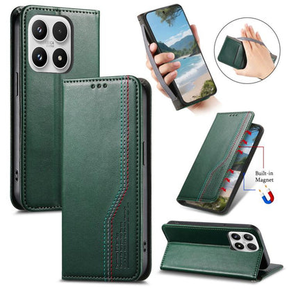 Elastic Wristband Magnetic Suction Leather Phone Case, For Xiaomi Poco X8 Pro Max 5G, For Xiaomi Poco X8 Pro 5G, For Redmi Turbo 5 Max 5G, For Redmi Turbo 5 5G, For Xiaomi 17 Pro Max, For Xiaomi 17 Pro, For Xiaomi 17, For Xiaomi Poco M7 4G 169mm       ...