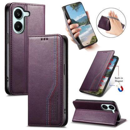 Elastic Wristband Magnetic Suction Leather Phone Case, For Xiaomi Poco X8 Pro Max 5G, For Xiaomi Poco X8 Pro 5G, For Redmi Turbo 5 Max 5G, For Redmi Turbo 5 5G, For Xiaomi 17 Pro Max, For Xiaomi 17 Pro, For Xiaomi 17, For Xiaomi Poco M7 4G 169mm       ...