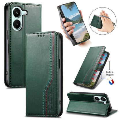 Elastic Wristband Magnetic Suction Leather Phone Case, For Xiaomi Poco X8 Pro Max 5G, For Xiaomi Poco X8 Pro 5G, For Redmi Turbo 5 Max 5G, For Redmi Turbo 5 5G, For Xiaomi 17 Pro Max, For Xiaomi 17 Pro, For Xiaomi 17, For Xiaomi Poco M7 4G 169mm       ...