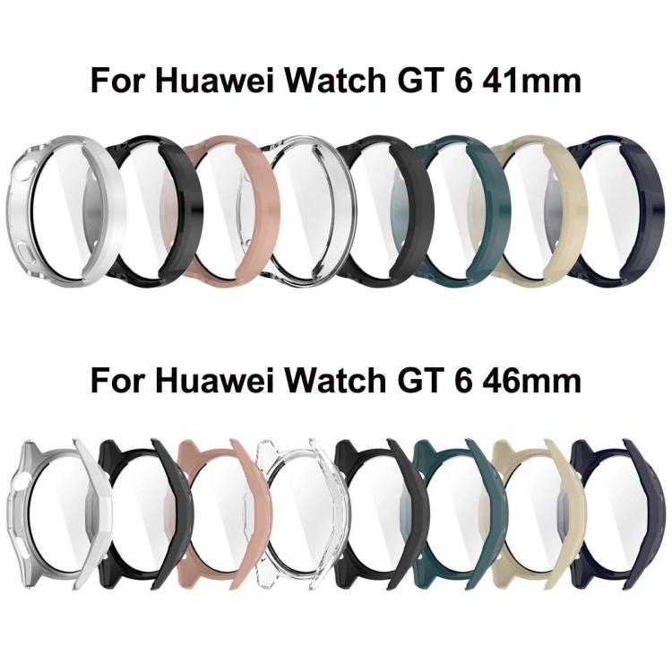 Tempered Film Integrated PC Watch Protective Cover, For Huawei Watch GT 6 46mm, For Huawei Watch GT 6 41mm