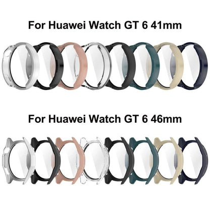 Tempered Film Integrated PC Watch Protective Cover, For Huawei Watch GT 6 46mm, For Huawei Watch GT 6 41mm