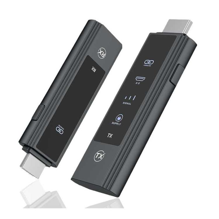 Wireless HDMI Extender 4K HD Decode 1080P Output,Monitor from PC/Laptop/Projector/TV Box