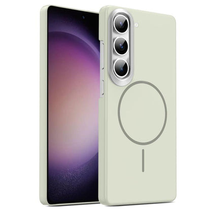 Gold Armor PC Thin Circle MagSafe Shockproof Phone Case, For Samsung Galaxy A05, For Samsung Galaxy A05s, For Samsung Galaxy A25 5G, For Samsung Galaxy S23 FE 5G, For Samsung Galaxy A24 4G, For Samsung Galaxy A34 5G, For Samsung Galaxy A54 5G          ...