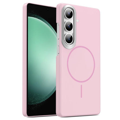 Gold Armor PC Thin Circle MagSafe Shockproof Phone Case, For Samsung Galaxy A05, For Samsung Galaxy A05s, For Samsung Galaxy A25 5G, For Samsung Galaxy S23 FE 5G, For Samsung Galaxy A24 4G, For Samsung Galaxy A34 5G, For Samsung Galaxy A54 5G          ...