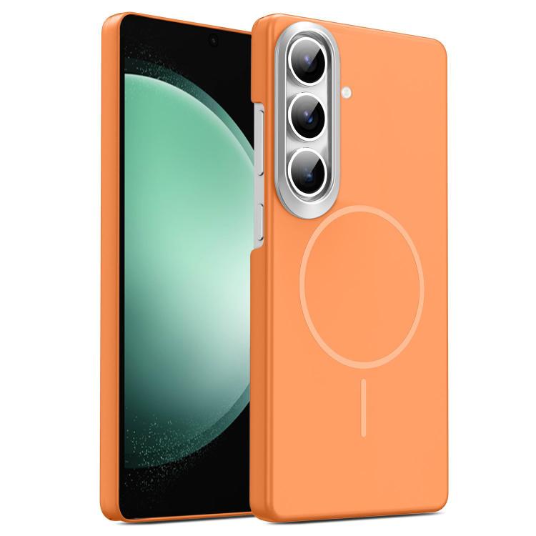 Gold Armor PC Thin Circle MagSafe Shockproof Phone Case, For Samsung Galaxy A05, For Samsung Galaxy A05s, For Samsung Galaxy A25 5G, For Samsung Galaxy S23 FE 5G, For Samsung Galaxy A24 4G, For Samsung Galaxy A34 5G, For Samsung Galaxy A54 5G          ...