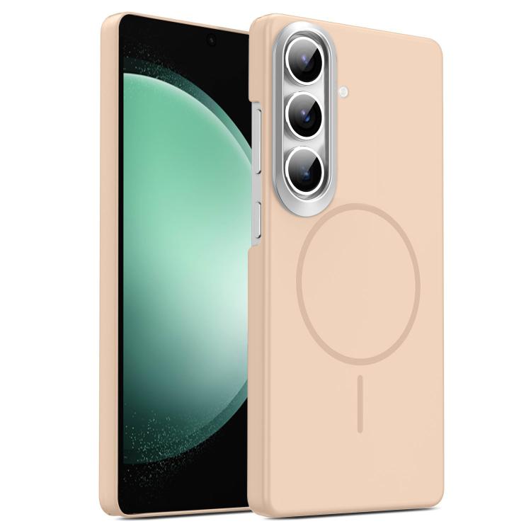 Gold Armor PC Thin Circle MagSafe Shockproof Phone Case, For Samsung Galaxy A05, For Samsung Galaxy A05s, For Samsung Galaxy A25 5G, For Samsung Galaxy S23 FE 5G, For Samsung Galaxy A24 4G, For Samsung Galaxy A34 5G, For Samsung Galaxy A54 5G          ...