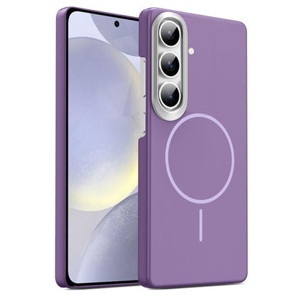 Gold Armor PC Thin Circle MagSafe Shockproof Phone Case, For Samsung Galaxy S25+ 5G, For Samsung Galaxy S25 Ultra 5G, For Samsung Galaxy A16 5G, For Samsung Galaxy A06 4G, For Samsung Galaxy S24 FE 5G, For Samsung Galaxy A55 5G, For Samsung Galaxy A35 ...