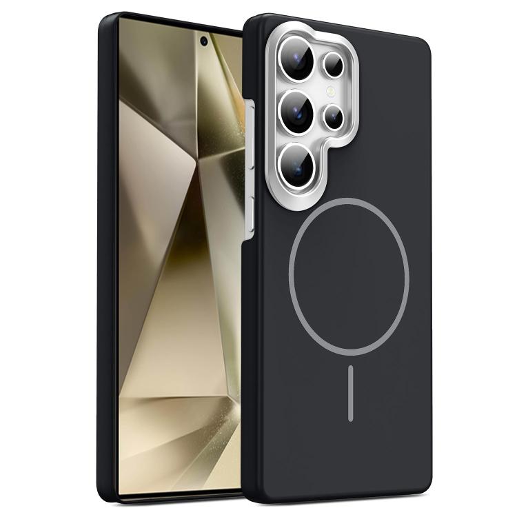 Gold Armor PC Thin Circle MagSafe Shockproof Phone Case, For Samsung Galaxy S25+ 5G, For Samsung Galaxy S25 Ultra 5G, For Samsung Galaxy A16 5G, For Samsung Galaxy A06 4G, For Samsung Galaxy S24 FE 5G, For Samsung Galaxy A55 5G, For Samsung Galaxy A35 ...