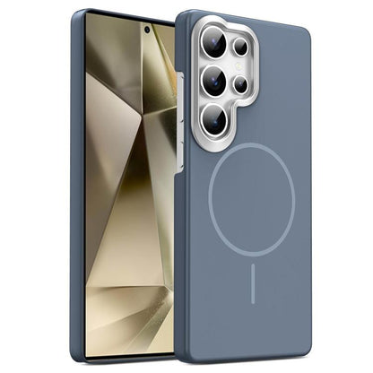 Gold Armor PC Thin Circle MagSafe Shockproof Phone Case, For Samsung Galaxy S25+ 5G, For Samsung Galaxy S25 Ultra 5G, For Samsung Galaxy A16 5G, For Samsung Galaxy A06 4G, For Samsung Galaxy S24 FE 5G, For Samsung Galaxy A55 5G, For Samsung Galaxy A35 ...