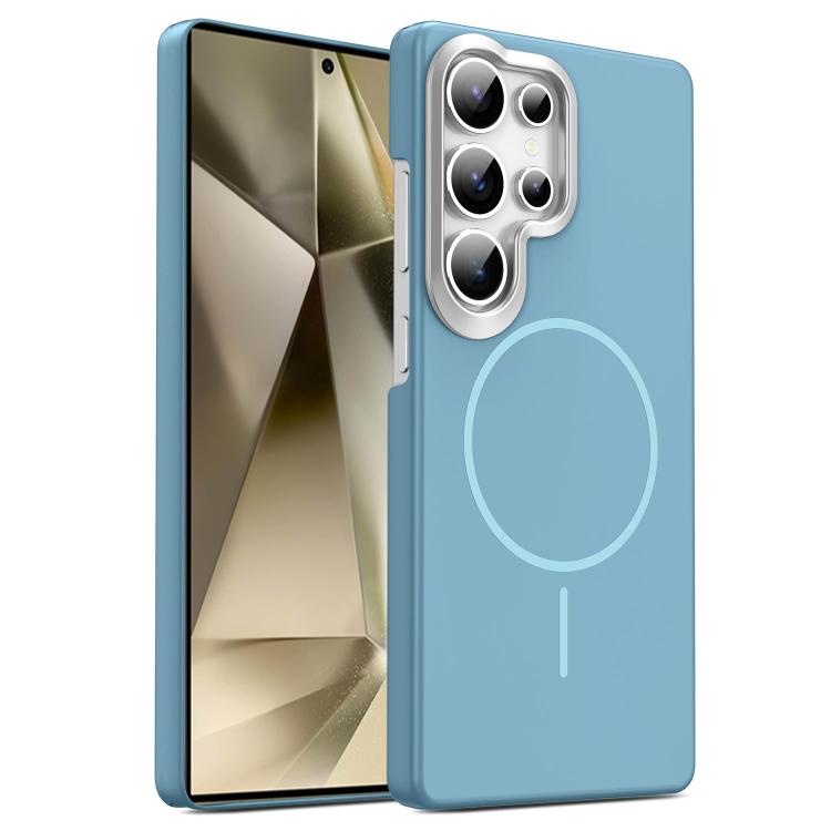 Gold Armor PC Thin Circle MagSafe Shockproof Phone Case, For Samsung Galaxy S25+ 5G, For Samsung Galaxy S25 Ultra 5G, For Samsung Galaxy A16 5G, For Samsung Galaxy A06 4G, For Samsung Galaxy S24 FE 5G, For Samsung Galaxy A55 5G, For Samsung Galaxy A35 ...