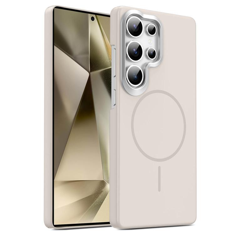 Gold Armor PC Thin Circle MagSafe Shockproof Phone Case, For Samsung Galaxy S25+ 5G, For Samsung Galaxy S25 Ultra 5G, For Samsung Galaxy A16 5G, For Samsung Galaxy A06 4G, For Samsung Galaxy S24 FE 5G, For Samsung Galaxy A55 5G, For Samsung Galaxy A35 ...
