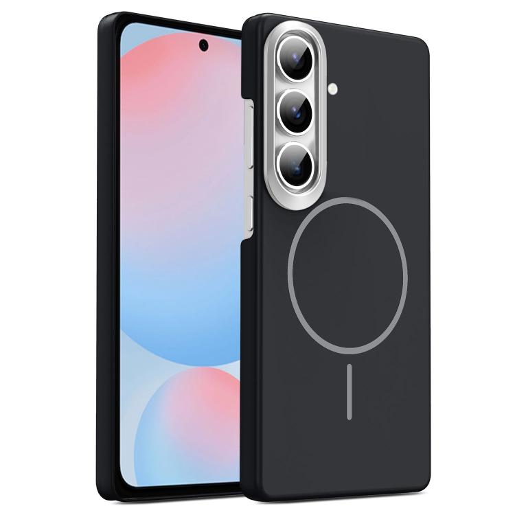 Gold Armor PC Thin Circle MagSafe Shockproof Phone Case, For Samsung Galaxy S25+ 5G, For Samsung Galaxy S25 Ultra 5G, For Samsung Galaxy A16 5G, For Samsung Galaxy A06 4G, For Samsung Galaxy S24 FE 5G, For Samsung Galaxy A55 5G, For Samsung Galaxy A35 ...