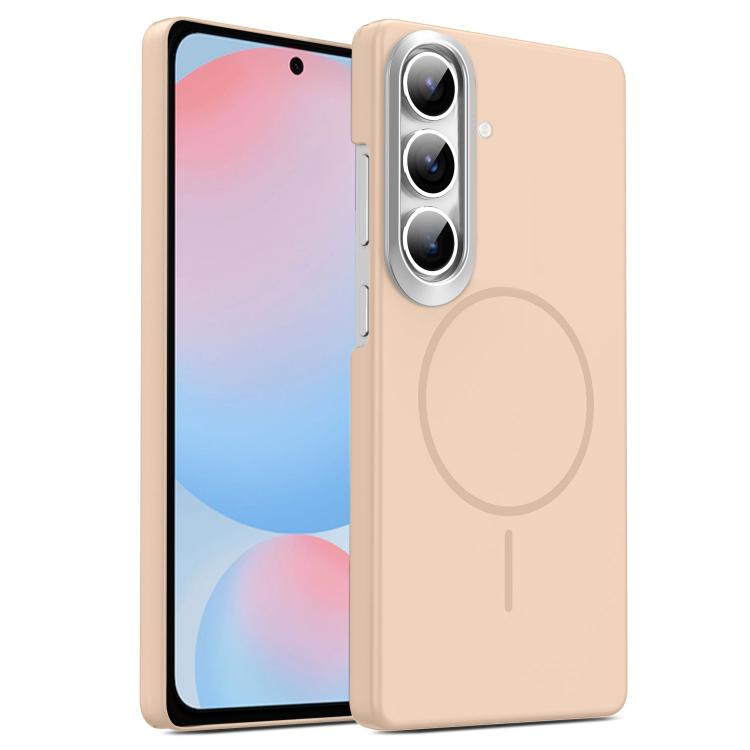 Gold Armor PC Thin Circle MagSafe Shockproof Phone Case, For Samsung Galaxy S25+ 5G, For Samsung Galaxy S25 Ultra 5G, For Samsung Galaxy A16 5G, For Samsung Galaxy A06 4G, For Samsung Galaxy S24 FE 5G, For Samsung Galaxy A55 5G, For Samsung Galaxy A35 ...