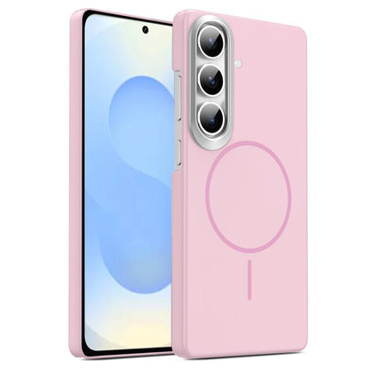 Gold Armor PC Thin Circle MagSafe Shockproof Phone Case, For Samsung Galaxy S25+ 5G, For Samsung Galaxy S25 Ultra 5G, For Samsung Galaxy A16 5G, For Samsung Galaxy A06 4G, For Samsung Galaxy S24 FE 5G, For Samsung Galaxy A55 5G, For Samsung Galaxy A35 ...