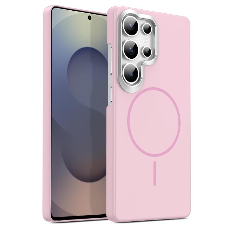 Gold Armor PC Thin Circle MagSafe Shockproof Phone Case, For Samsung Galaxy S25+ 5G, For Samsung Galaxy S25 Ultra 5G, For Samsung Galaxy A16 5G, For Samsung Galaxy A06 4G, For Samsung Galaxy S24 FE 5G, For Samsung Galaxy A55 5G, For Samsung Galaxy A35 ...