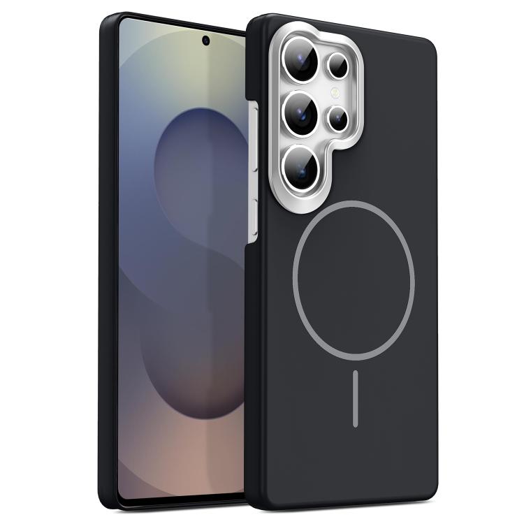 Gold Armor PC Thin Circle MagSafe Shockproof Phone Case, For Samsung Galaxy S25+ 5G, For Samsung Galaxy S25 Ultra 5G, For Samsung Galaxy A16 5G, For Samsung Galaxy A06 4G, For Samsung Galaxy S24 FE 5G, For Samsung Galaxy A55 5G, For Samsung Galaxy A35 ...