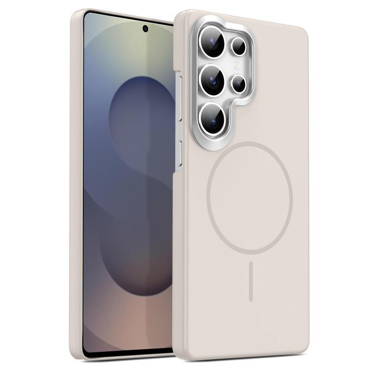 Gold Armor PC Thin Circle MagSafe Shockproof Phone Case, For Samsung Galaxy S25+ 5G, For Samsung Galaxy S25 Ultra 5G, For Samsung Galaxy A16 5G, For Samsung Galaxy A06 4G, For Samsung Galaxy S24 FE 5G, For Samsung Galaxy A55 5G, For Samsung Galaxy A35 ...