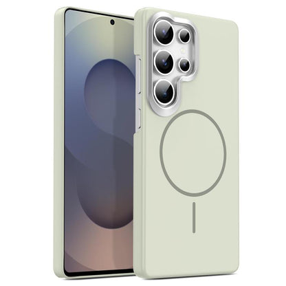 Gold Armor PC Thin Circle MagSafe Shockproof Phone Case, For Samsung Galaxy S25+ 5G, For Samsung Galaxy S25 Ultra 5G, For Samsung Galaxy A16 5G, For Samsung Galaxy A06 4G, For Samsung Galaxy S24 FE 5G, For Samsung Galaxy A55 5G, For Samsung Galaxy A35 ...