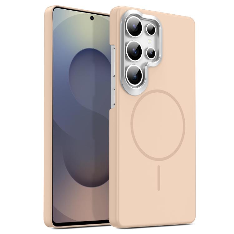 Gold Armor PC Thin Circle MagSafe Shockproof Phone Case, For Samsung Galaxy S25+ 5G, For Samsung Galaxy S25 Ultra 5G, For Samsung Galaxy A16 5G, For Samsung Galaxy A06 4G, For Samsung Galaxy S24 FE 5G, For Samsung Galaxy A55 5G, For Samsung Galaxy A35 ...
