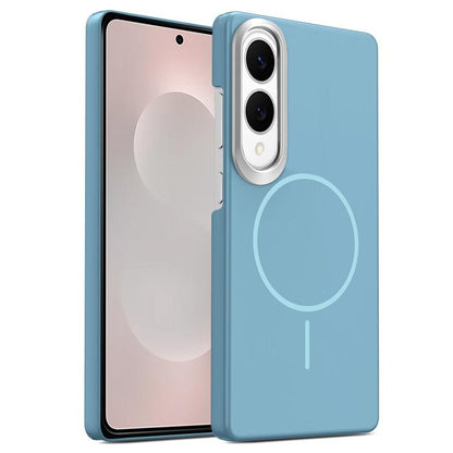 Gold Armor PC Thin Circle MagSafe Shockproof Phone Case, For Samsung Galaxy S26+ 5G, For Samsung Galaxy S26 Ultra 5G, For Samsung Galaxy S26 5G, For Samsung Galaxy A07 5G, For Samsung Galaxy A17 5G, For Samsung Galaxy S25 Edge 5G                       ...