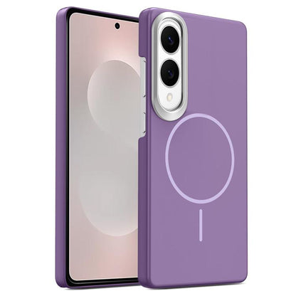 Gold Armor PC Thin Circle MagSafe Shockproof Phone Case, For Samsung Galaxy S26+ 5G, For Samsung Galaxy S26 Ultra 5G, For Samsung Galaxy S26 5G, For Samsung Galaxy A07 5G, For Samsung Galaxy A17 5G, For Samsung Galaxy S25 Edge 5G                       ...