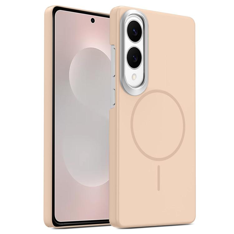 Gold Armor PC Thin Circle MagSafe Shockproof Phone Case, For Samsung Galaxy S26+ 5G, For Samsung Galaxy S26 Ultra 5G, For Samsung Galaxy S26 5G, For Samsung Galaxy A07 5G, For Samsung Galaxy A17 5G, For Samsung Galaxy S25 Edge 5G                       ...