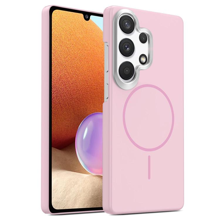 Gold Armor PC Thin Circle MagSafe Shockproof Phone Case, For Samsung Galaxy A33 5G, For Samsung Galaxy A13 4G, For Samsung Galaxy S22 Ultra 5G, For Samsung Galaxy A32 4G, For Samsung Galaxy A52 5G, For Samsung Galaxy A15 4G / 5G                        ...