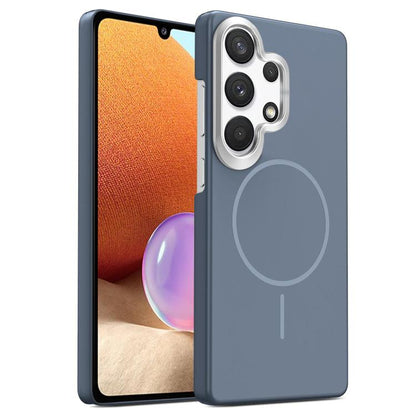 Gold Armor PC Thin Circle MagSafe Shockproof Phone Case, For Samsung Galaxy A33 5G, For Samsung Galaxy A13 4G, For Samsung Galaxy S22 Ultra 5G, For Samsung Galaxy A32 4G, For Samsung Galaxy A52 5G, For Samsung Galaxy A15 4G / 5G                        ...
