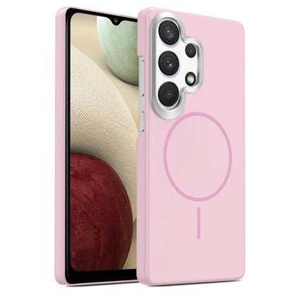 Gold Armor PC Thin Circle MagSafe Shockproof Phone Case, For Samsung Galaxy A33 5G, For Samsung Galaxy A13 4G, For Samsung Galaxy S22 Ultra 5G, For Samsung Galaxy A32 4G, For Samsung Galaxy A52 5G, For Samsung Galaxy A15 4G / 5G                        ...